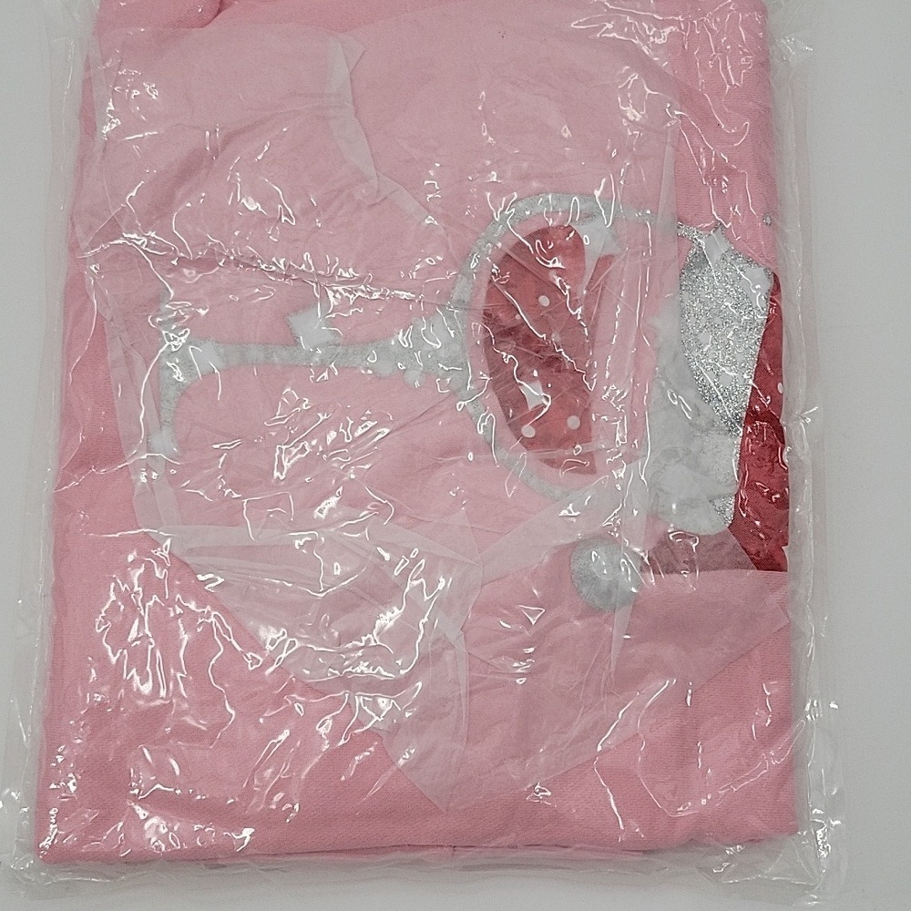 Pink Santa Wine Glass Sweatshirt New - Picture 11 of 15
